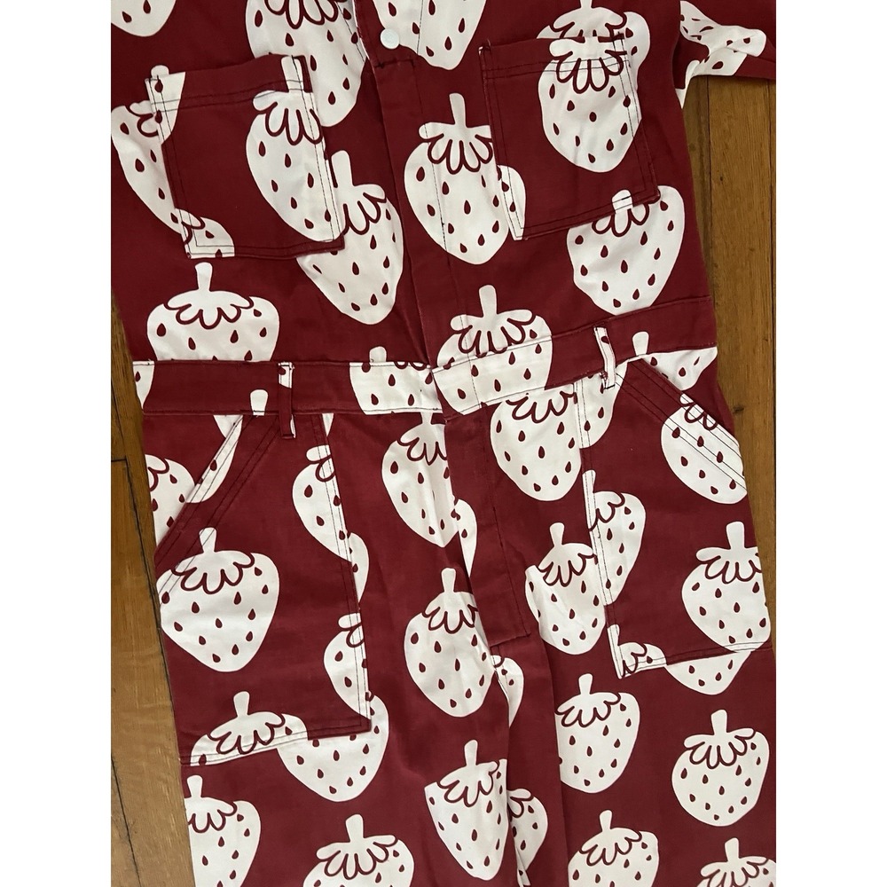 Big Bud Press Strawbaby Red Strawberry Limited Edition Short Sleeve Jumpsuit 2XL - Picture 8 of 16